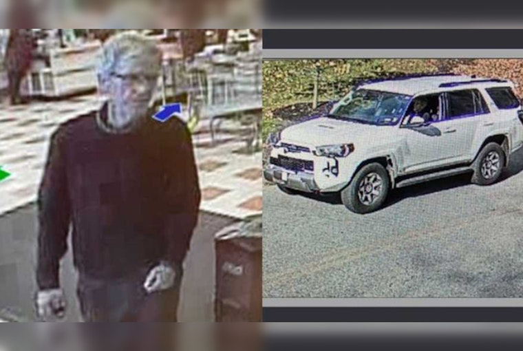 Burlington, MA Police Seek Knifepoint Robbery Suspect Linked to White Toyota 4Runner