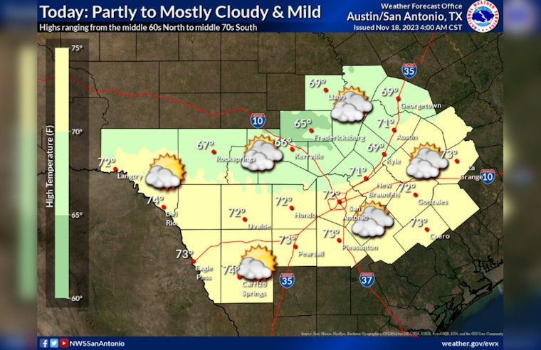 Central Texas Braces for Temperature Plunge and Autumn Weather Shift