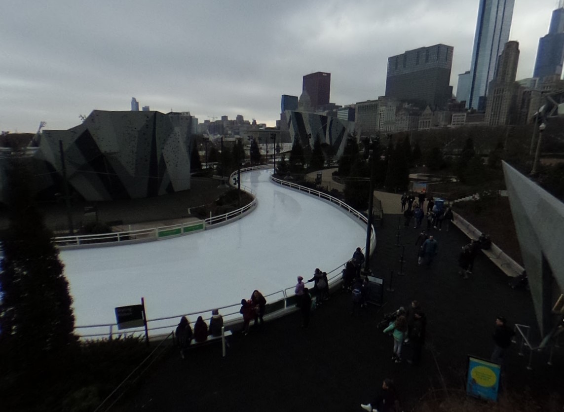 Chicago's Iconic Maggie Daley Park Ice Skating Ribbon Launches Season