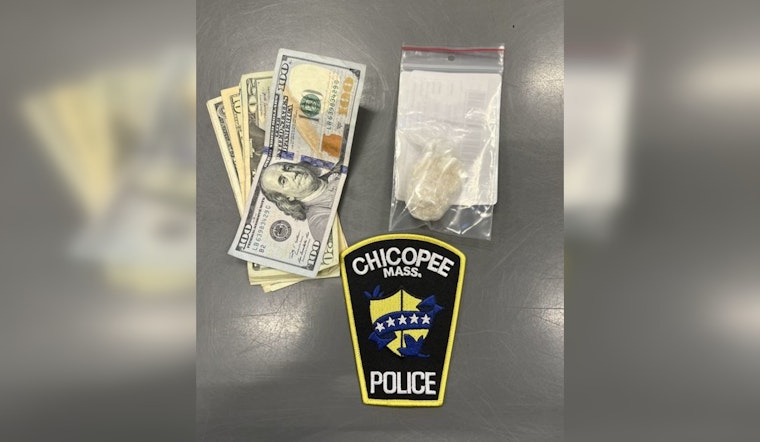 Chicopee Police Arrest Springfield Man on Drug Charges in Routine Traffic Stop