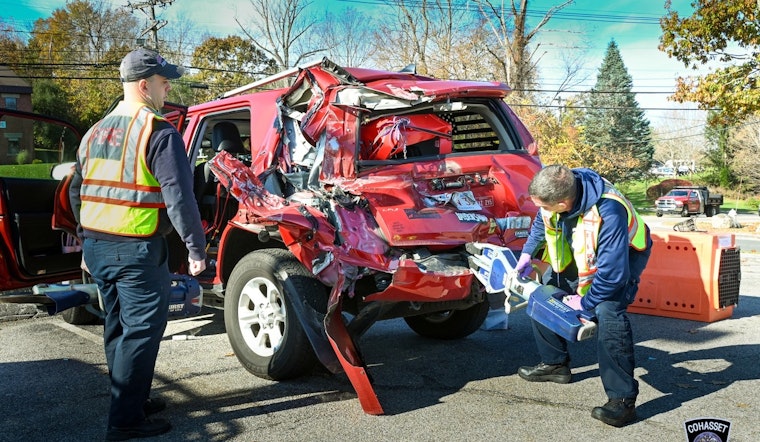 Cohasset Crash Chaos, Three-Vehicle Accident Closes Route 3A Amidst Injuries and Citations