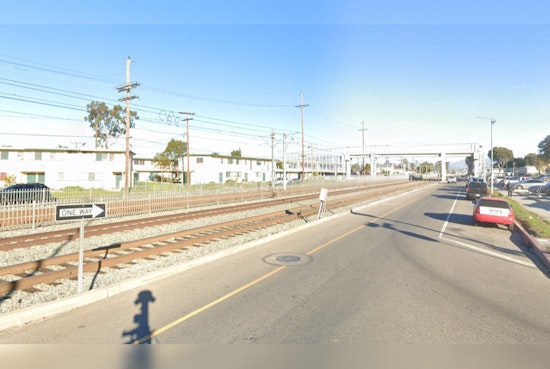 Collision Chaos, Vehicle Crashes into LA Metro 'A' (Blue) Line Train in Central Alameda