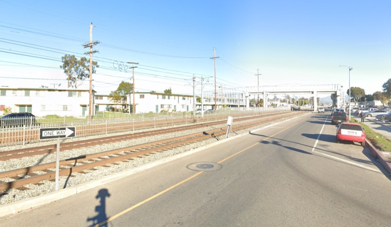 Collision Chaos, Vehicle Crashes into LA Metro 'A' (Blue) Line Train in Central Alameda