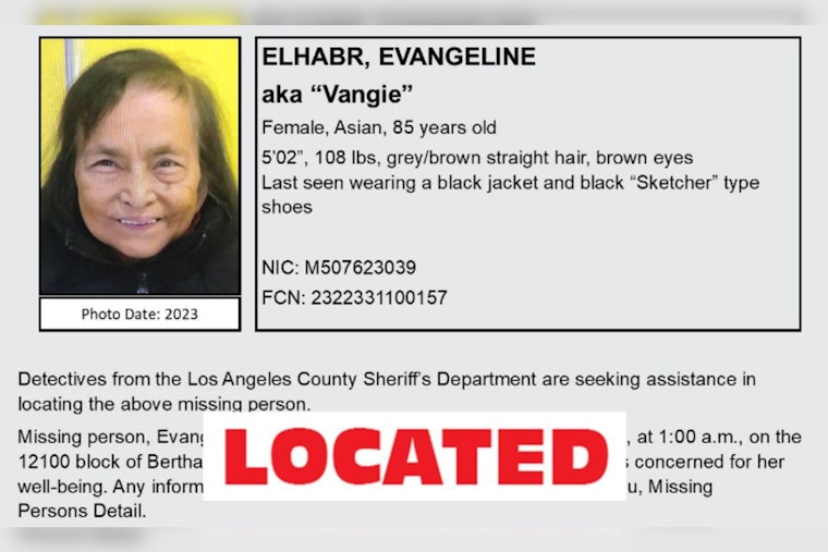 Community Unites to Locate Missing 85-Year-Old Woman in Los Angeles