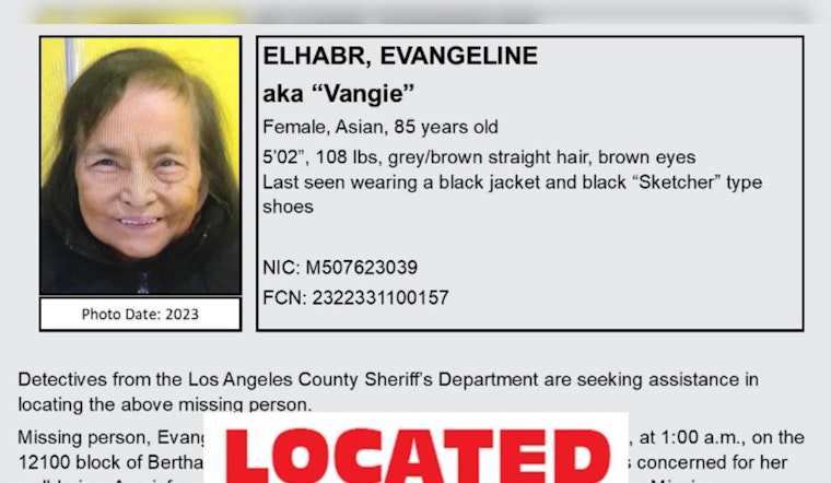 Community Unites to Locate Missing 85-Year-Old Woman in Los Angeles