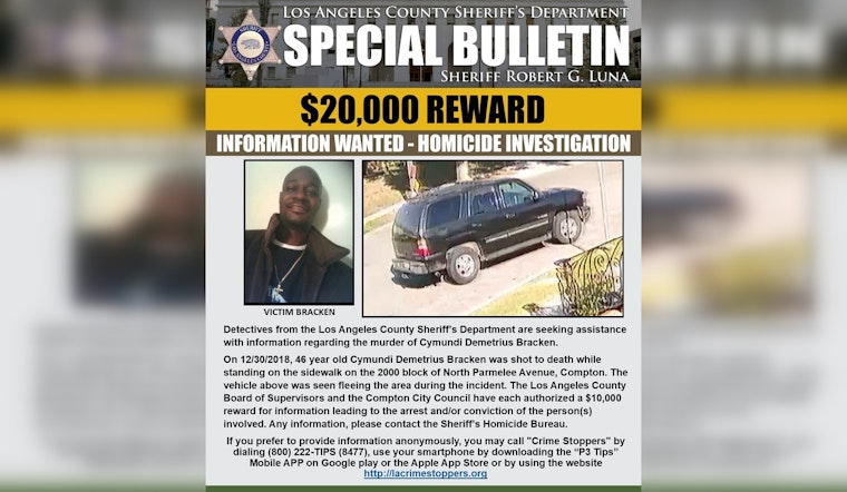 Compton is on a Quest for Justice, Offering a $20,000 Bounty for Cold Case Clues as the Community Seeks Closure in Bracken's 2018 Murder
