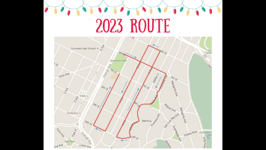 Coronado Cyclists to Jingle All the Way in 'Ride the Lights' Nighttime Bike Bash