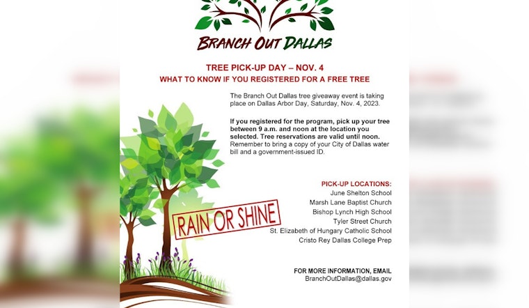 Dallas Residents Branch Out with 2,600 Free Trees for Arbor Day Celebration