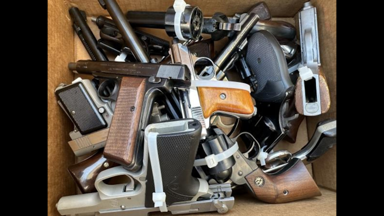 Encinitas Gun Safety Event, 105 Firearms Exchanged for Gift Cards in San Diego County Initiative