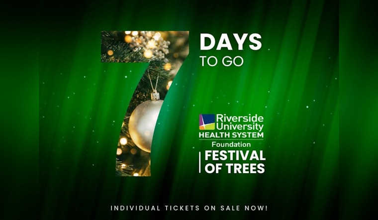 Festive Fundraiser, Riverside's Festival of Trees to Support Local Health Units