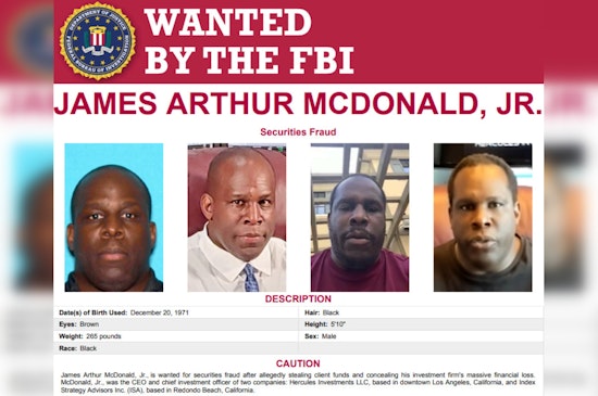 Financial Fugitive Feasts on Funds, FBI Hunts "Jamie" McDonald Jr. on Thanksgiving Eve