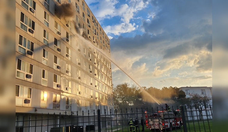 Fire Erupts at Chicago High-Rise Building