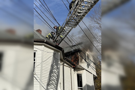 Firefighters in Boston Show Bravery as They Combat Raging Blaze, Resulting in Six Displaced on Rector Road