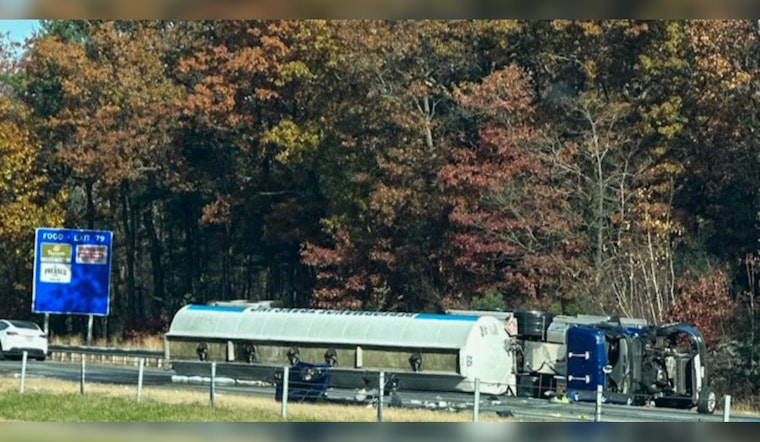 Fuel Tanker Flips in Billerica after Crash with Pickup, Route 3 Closed for Cleanup