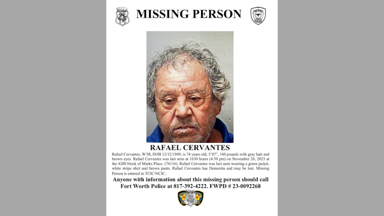 Have You Seen Rafael? Fort Worth PD's Urgent Plea to Public in Search for Missing 74-Year-Old