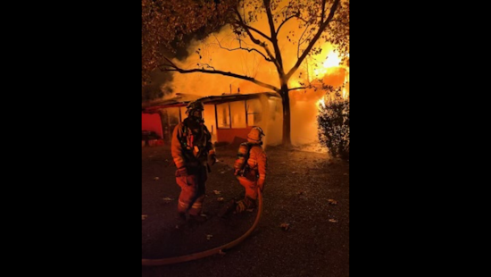 Heroic CAL FIRE Crews Save Historic Landmark from Late-Night Blaze in Rutherford