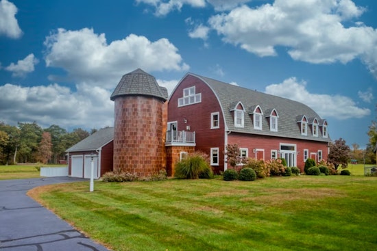 Historic Dairy Barn Transformed Into Charming Farmhouse in Hampden, Massachusetts