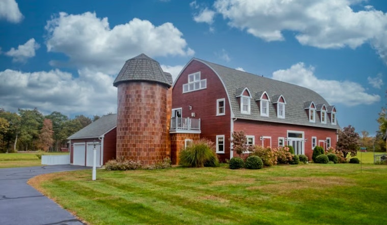 Historic Dairy Barn Transformed Into Charming Farmhouse in Hampden, Massachusetts