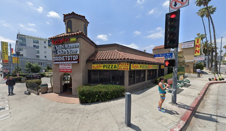 Hollywood Havoc as Pickup Truck Plows into Raffallo's Pizza, Injuring One and Damaging Structure