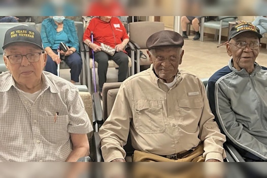 Houston Honors WWII Vets Achieving Historic 100 Mark with a Centurion Salute