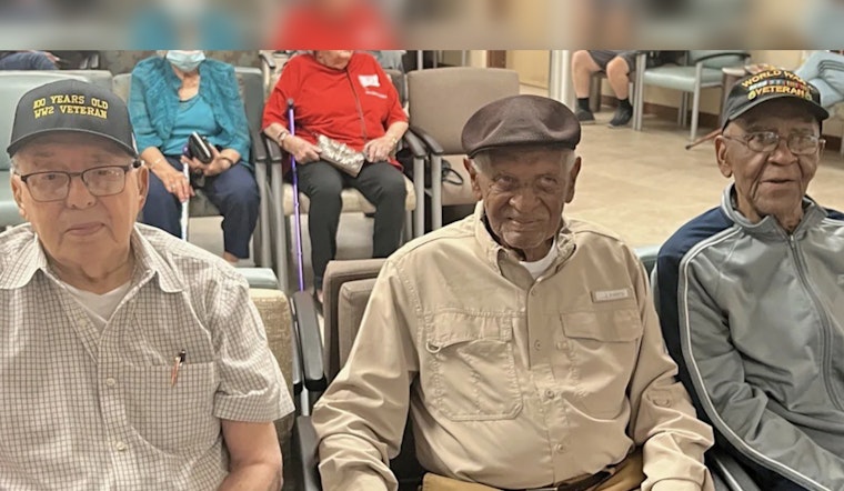 Houston Honors WWII Vets Achieving Historic 100 Mark with a Centurion Salute