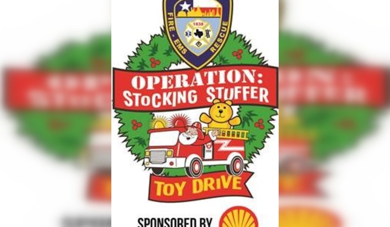Houston’s Heroes Unite, Bringing Cheer to City's Kids with Operation Stocking Stuffer by Firefighters and Shell