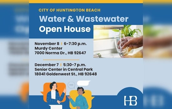 Huntington Beach to Host Water & Wastewater Open House amid Rising Maintenance Costs