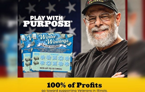 Illinois Lottery and IDVA Unveil Winter Riches Ticket to Support Veterans
