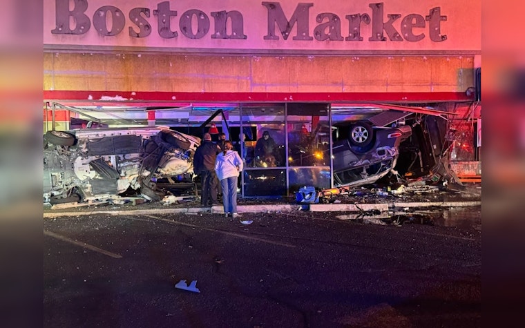 Cluckin' Nightmare, Vehicles Pluck Themselves into Vacant Boston Market in Saugus Smash-Up