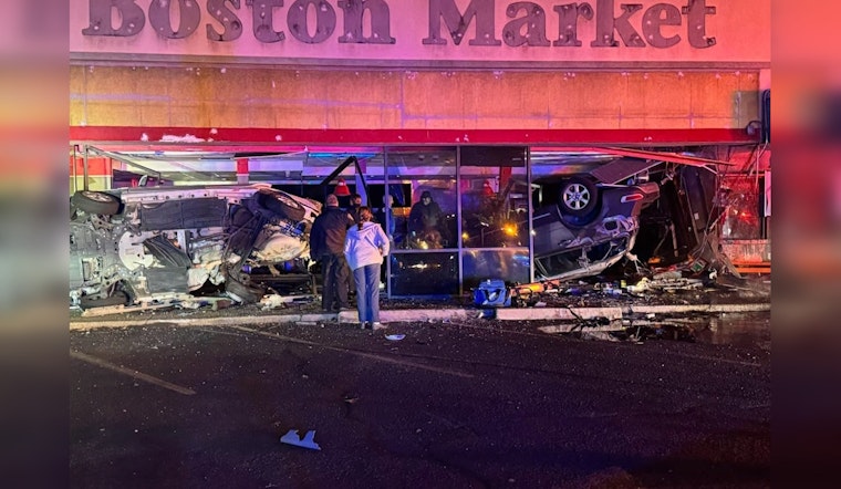 Cluckin' Nightmare, Vehicles Pluck Themselves into Vacant Boston Market in Saugus Smash-Up