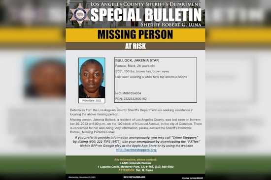 In the Midst of Compton Clamor, the LA Sheriff's Office Urgently Searches for Missing Jakenia Bullock