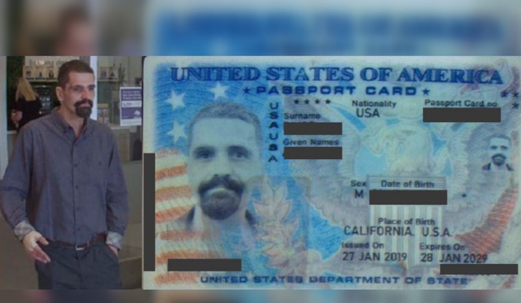 Irvine's Most Wanted, Fraudster Fakes Passport, Fleece $3.6K from Victim's Account!