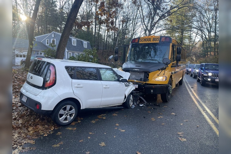 Kia Chaos: Driver Hospitalized, Could Face Charges After Head-On with Wayland School Bus