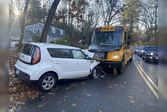 Kia Chaos: Driver Hospitalized, Could Face Charges After Head-On with Wayland School Bus