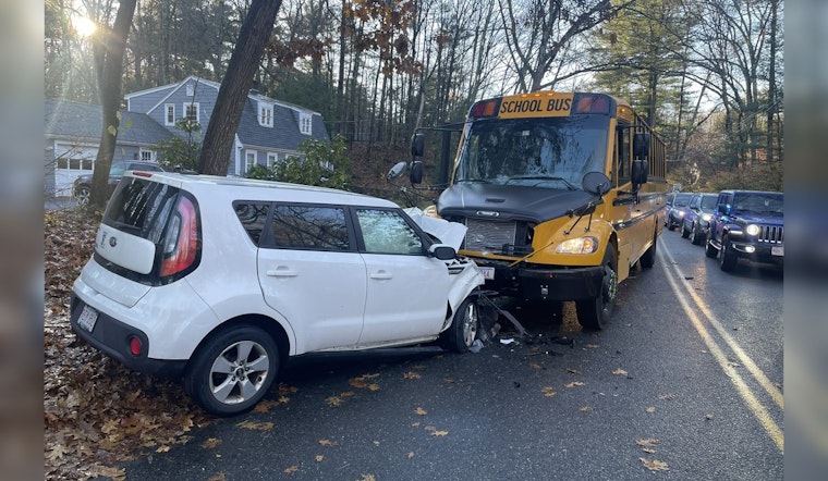 Kia Chaos: Driver Hospitalized, Could Face Charges After Head-On with Wayland School Bus