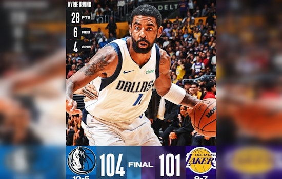 Kyrie's Clutch 3 Sinks Lakers in 104-101 Heartstopper