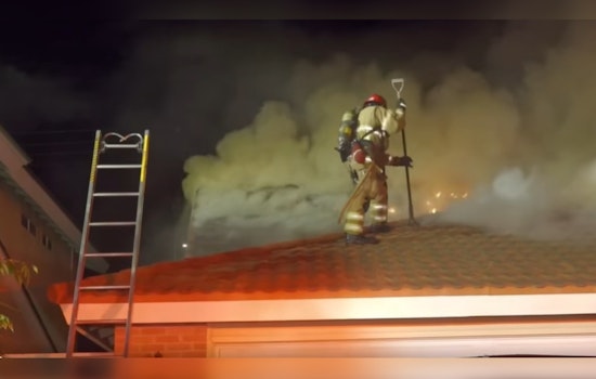 La Palma's Blazing Destruction, Firefighters Triumph over Raging Inferno in Orange County