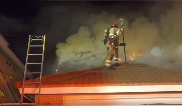 La Palma's Blazing Destruction, Firefighters Triumph over Raging Inferno in Orange County
