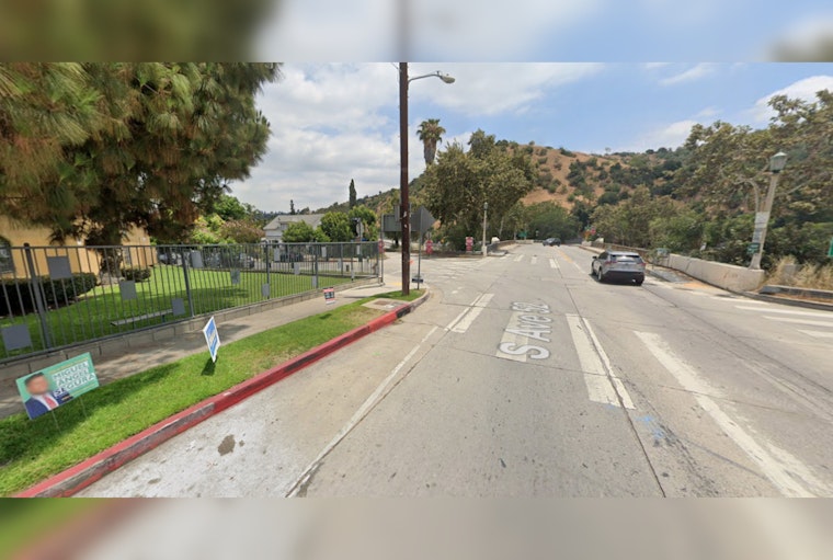 LAFD Battles 1.5-Acre Brush Fire Near Debs Park in Highland Park