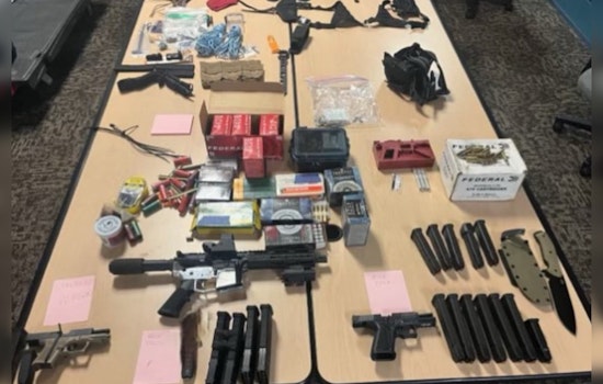 Firearms Seized, Felon Arrested by Los Angeles Sheriff's Department Over Holiday Weekend