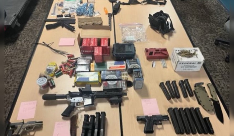 Firearms Seized, Felon Arrested by Los Angeles Sheriff's Department Over Holiday Weekend