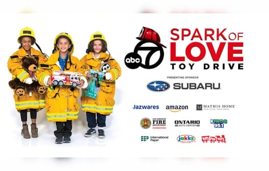LA's Fire Dept and ABC7 Stoke the 'Spark of Love' Toy Drive