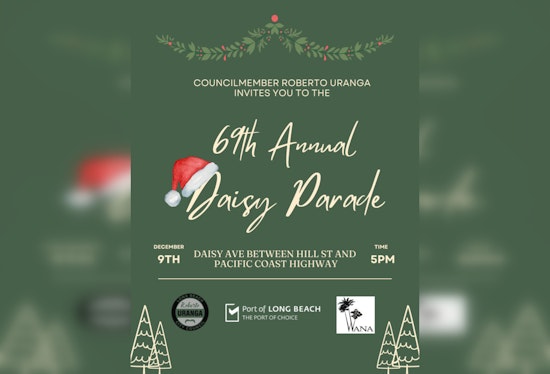 Long Beach Awaits Return of Daisy Lane Parade and Night of Holiday Entertainment in December