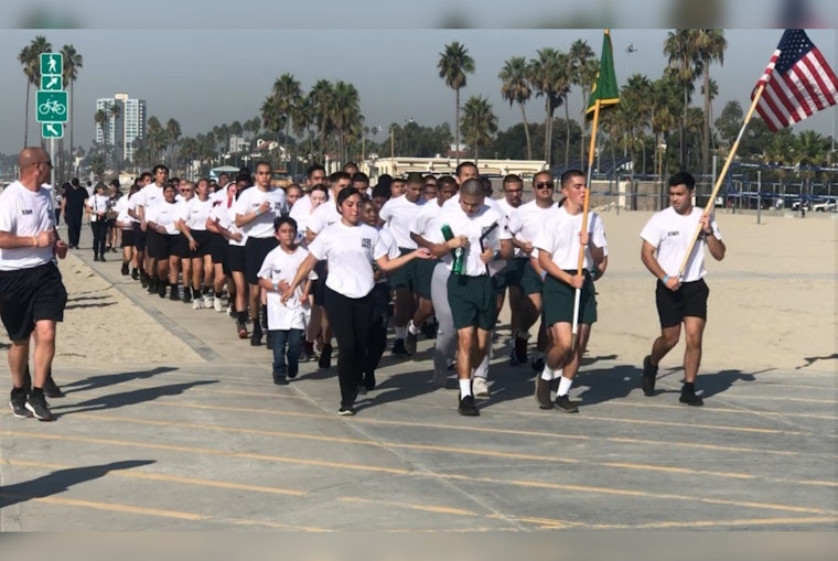 Long Beach Hosts Colors Run 39, Uniting Explorer Recruits and Honoring Fallen Officers