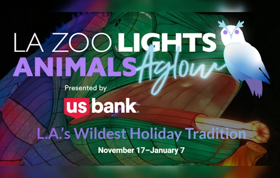 Los Angeles Basks in Luminous Wildlife Magic with L.A. Zoo Lights, Animals Aglow
