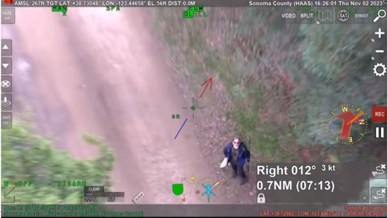 VIDEO: Lost Hiker Rescued in Sea Ranch Area, Sonoma County Sheriff's Office Conducts Successful Search Operation