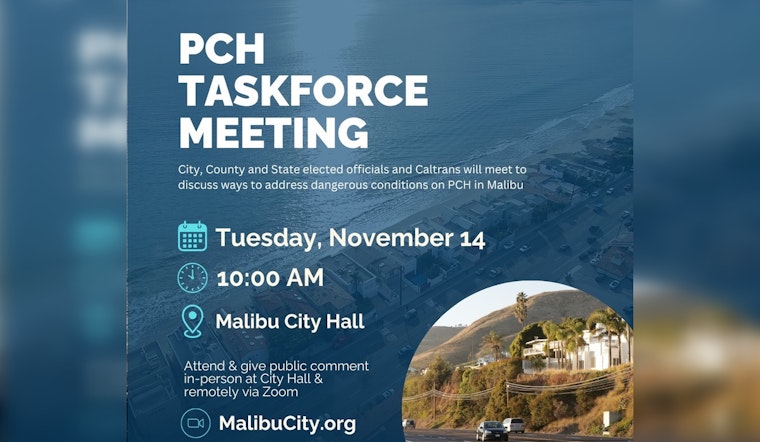 Malibu Officials and Caltrans Convene to Discuss Pacific Coast Highway Safety Improvements Following Fatal Accidents