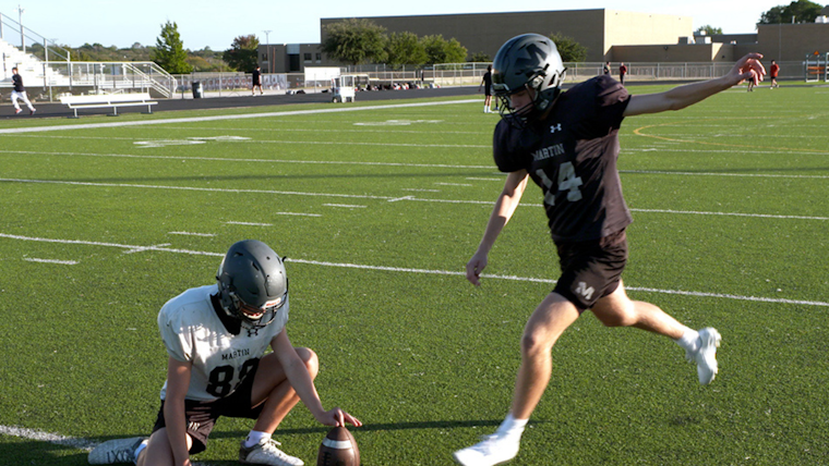 Martin High's Harry Davidson Scores Big as Arlington's Student-Athlete of the Month