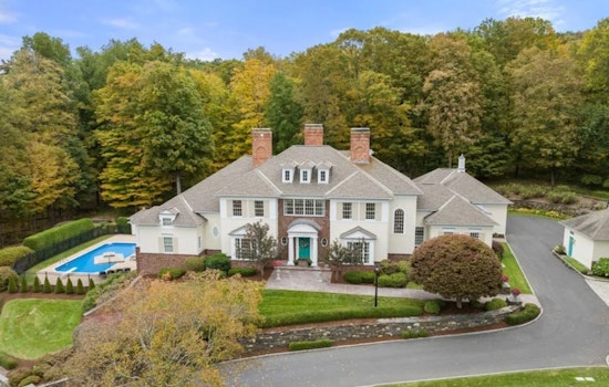 Massive $2.2M French Colonial Mansion Hits Market in Wilbraham, A New England Dream Estate