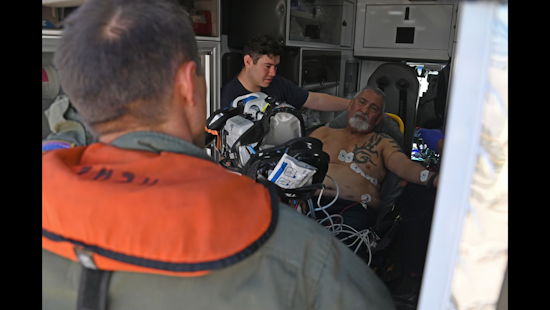 Medical Evacuation Saves 64-Year-Old's Life 40 Miles Off San Diego Coast